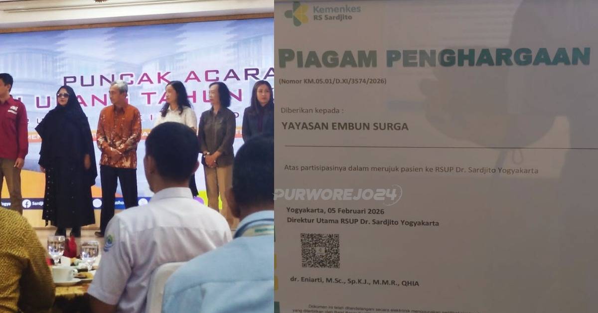 Saat penyerahan penghargaan
