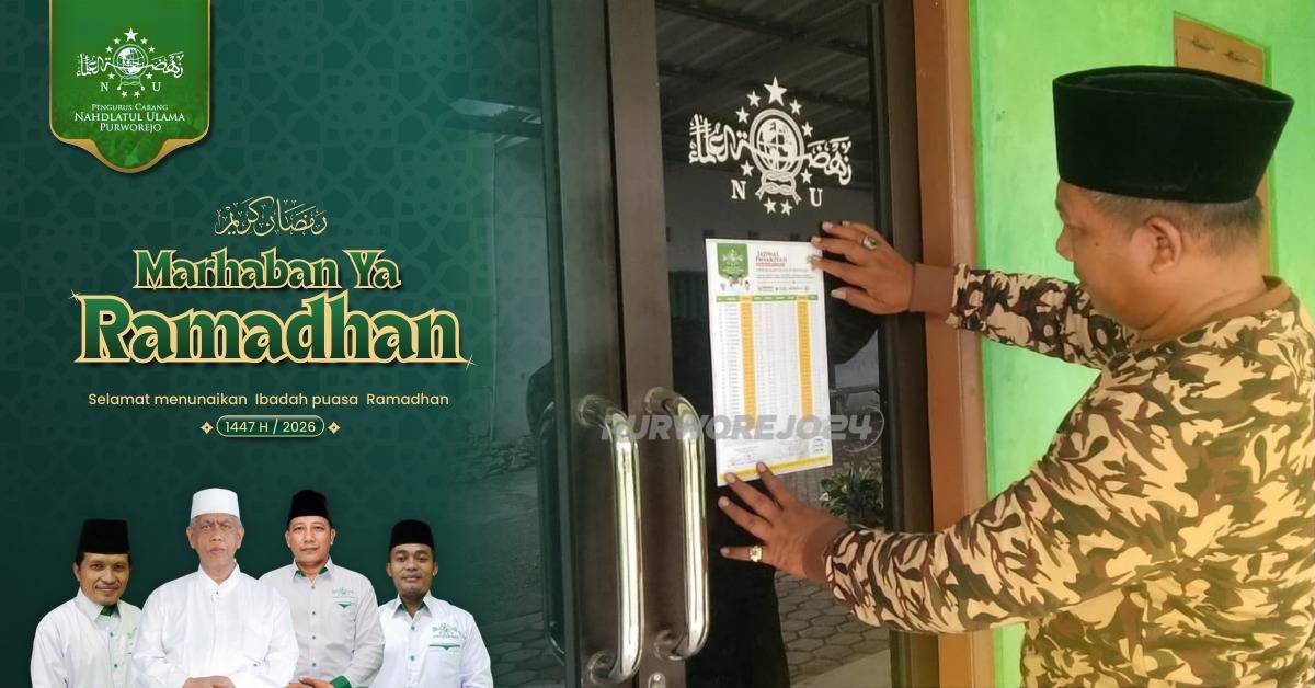 Penempelan Jadwal Imsakiyah Ramadhan 1447 H,
