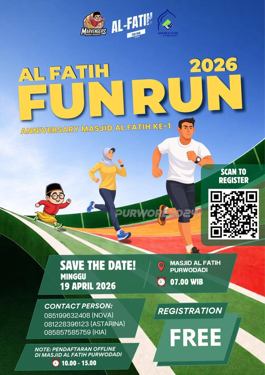 Pamflet keegiatan Fun Run