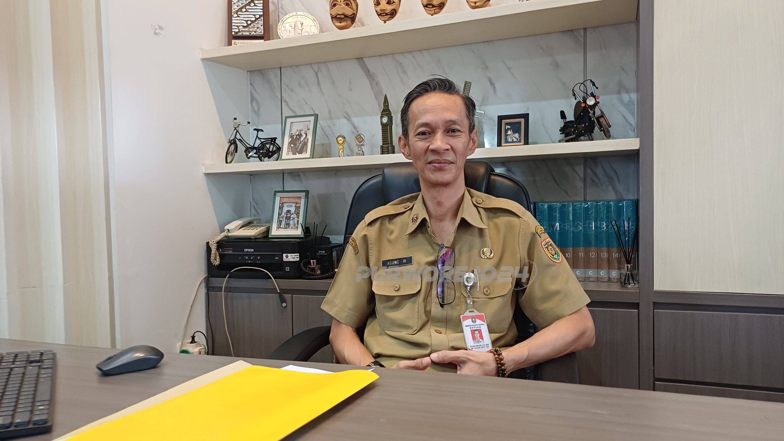 Kepala Badan Kepegawaian dan Pengembangan Sumber Daya Manusia (BKPSDM) Kabupaten Purworejo, Agung Wibowo
