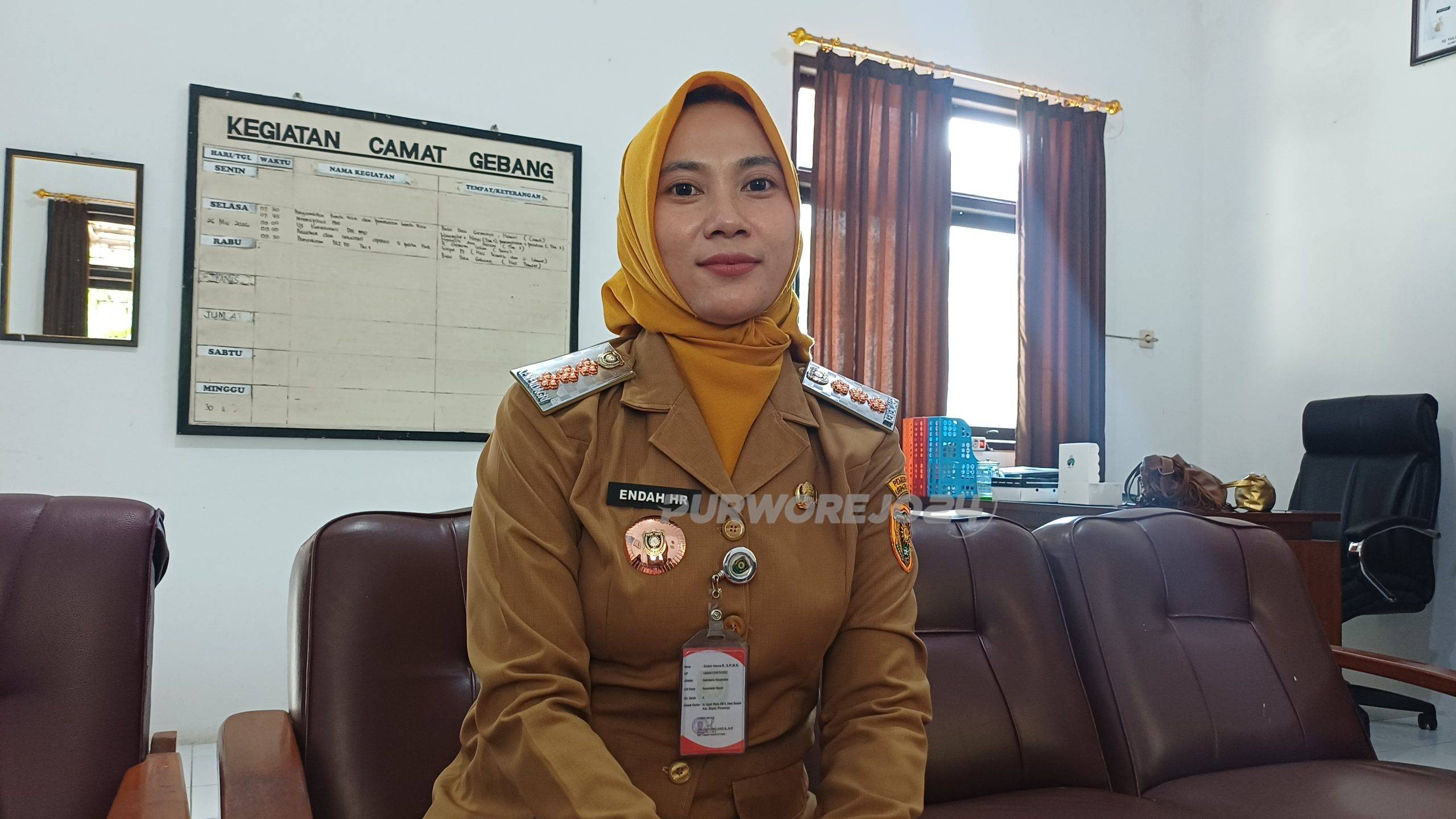 Camat Gebang, Endah Hanna Rosanti, S.IP., M.Si,