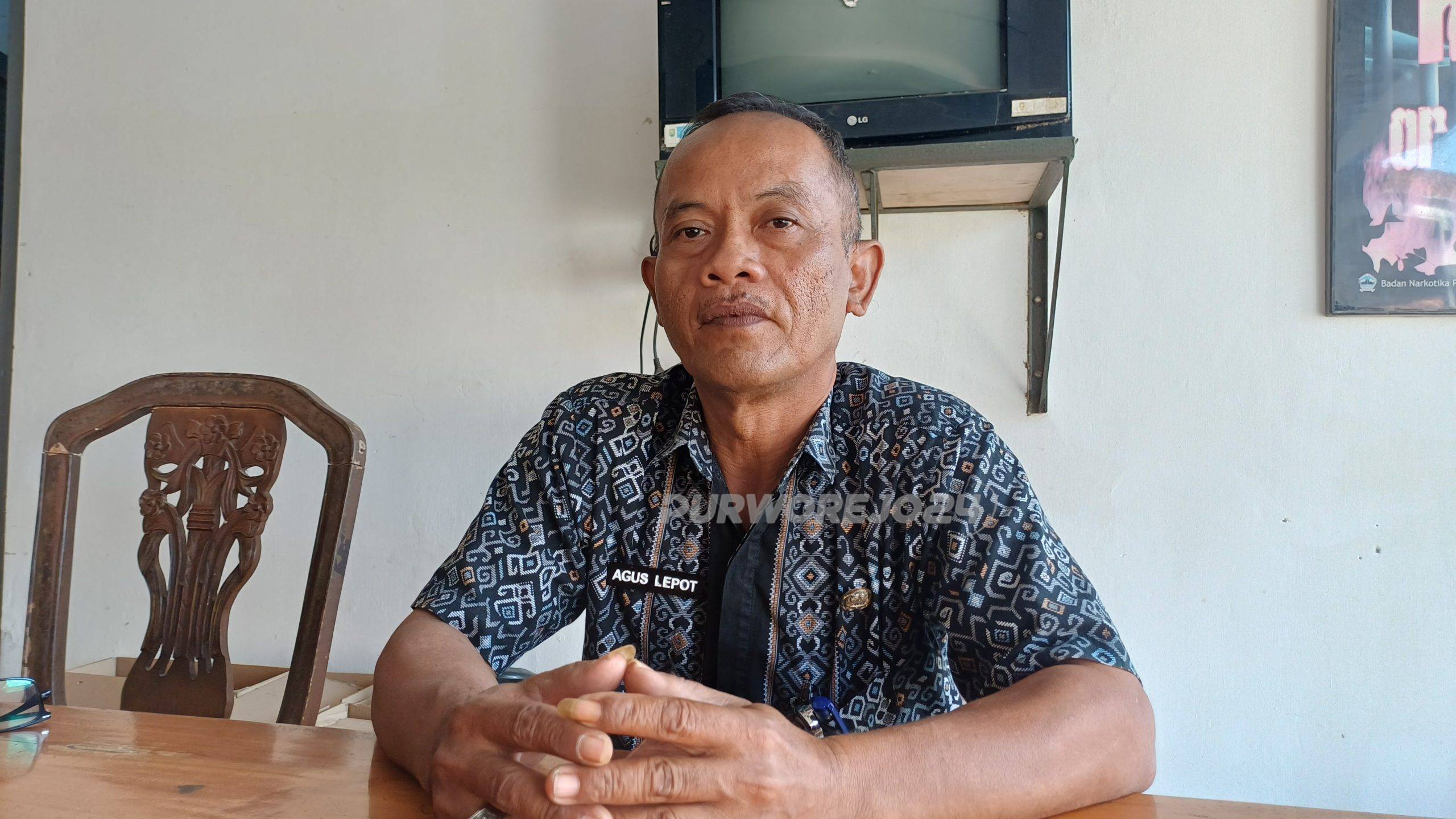Kepala Bidang Politik Dalam Negeri dan Organisasi Kemasyarakatan Bakesbangpol Kabupaten Purworejo, Lepot Agusmanto, S.IP,