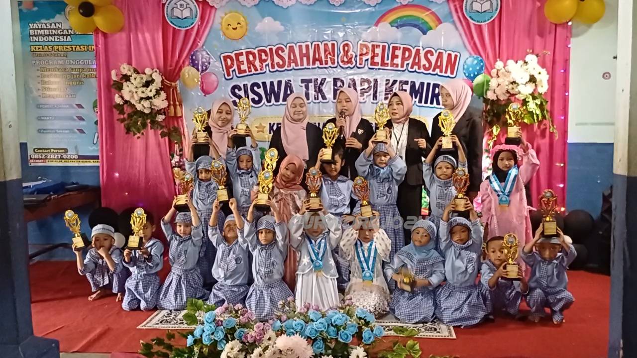 Apresiasi kepada siswa siswi TK BAPI Kemiri yang peroleh kejuaraan di berbagai lomba