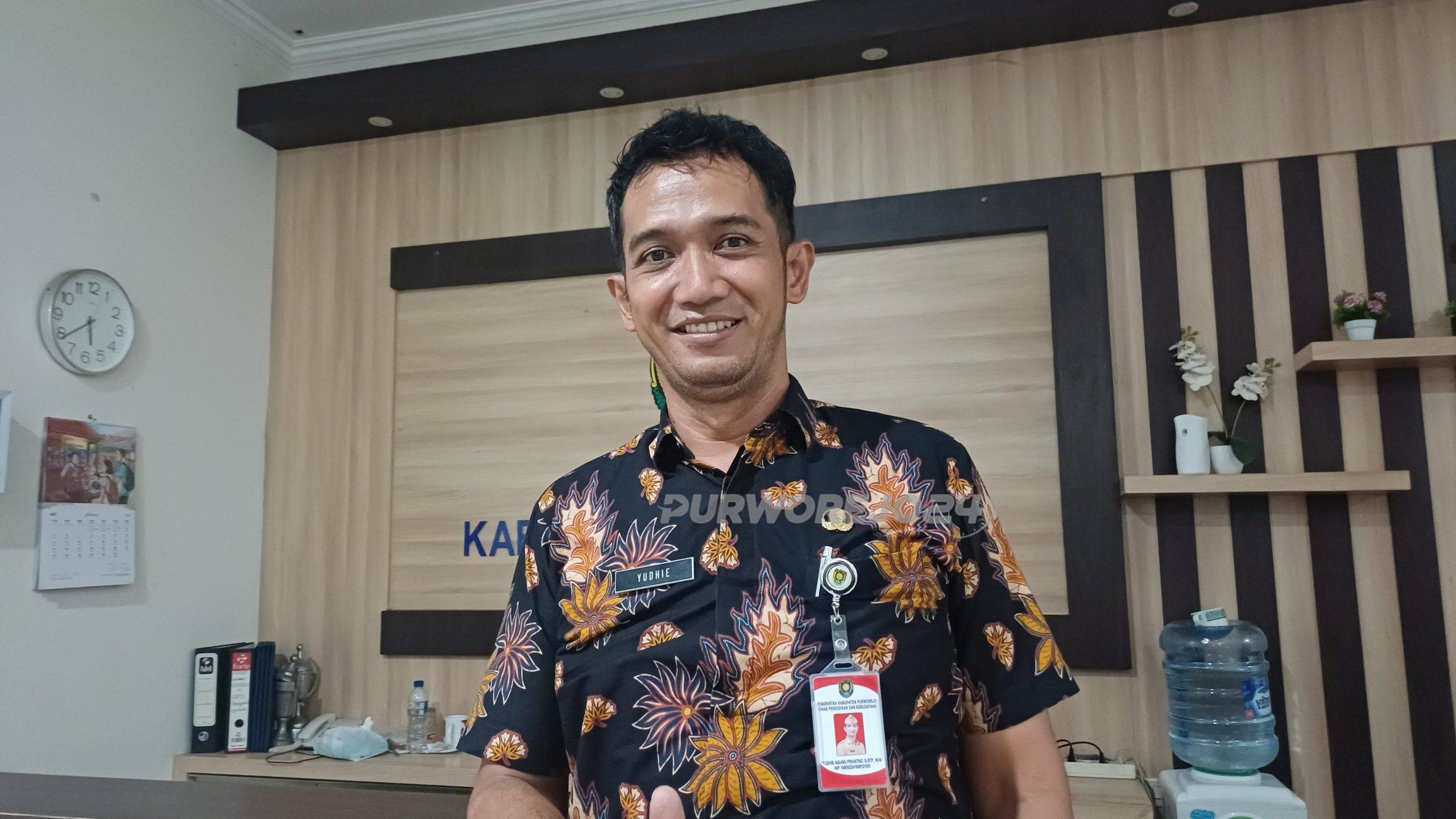 Kepala Dindikbud Kabupaten Purworejo, Yudhie Agung Prihatno, S.STP., M.M