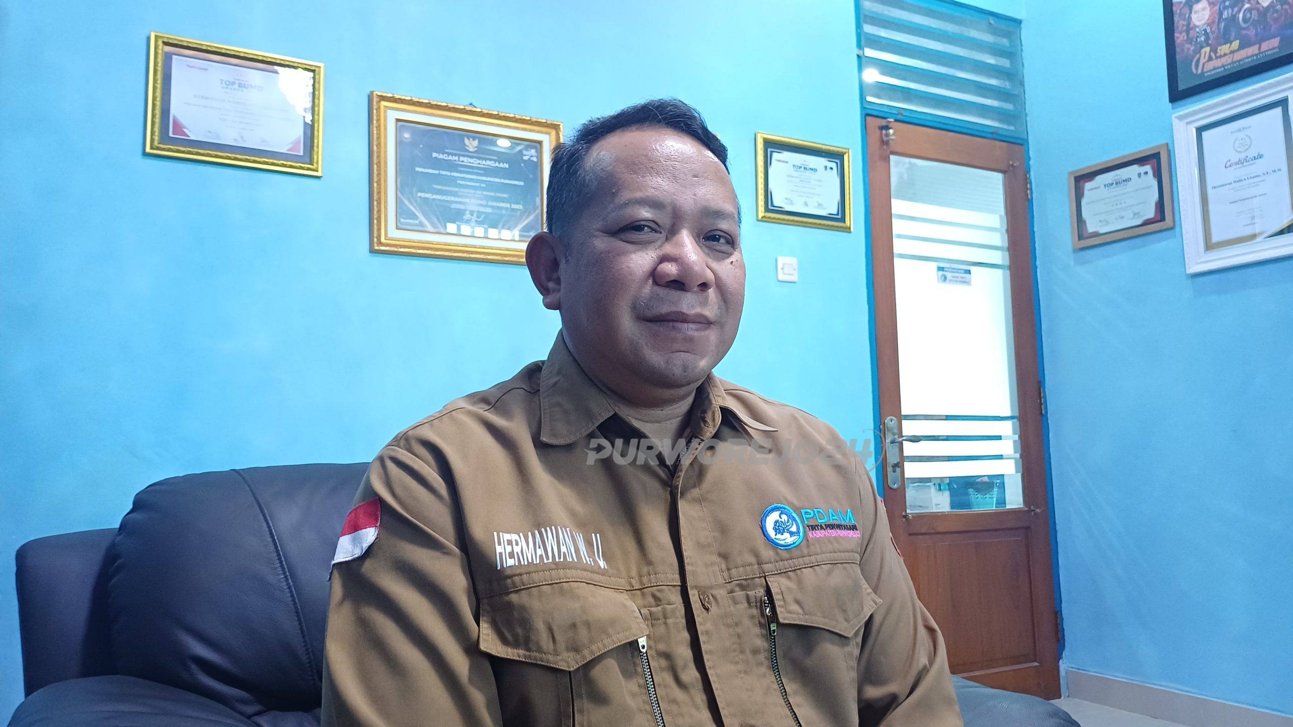 Direktur Perumda Air Minum Tirta Perwitasari Kabupaten Purworejo, Hermawan Wahyu Utomo, S.T., M.Si.