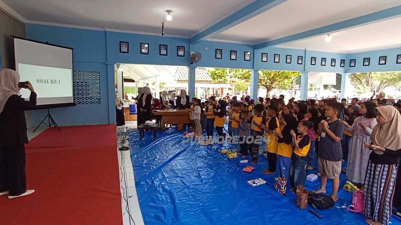 Ratusan anak pecahkan rekor mengjitung dengan jari
