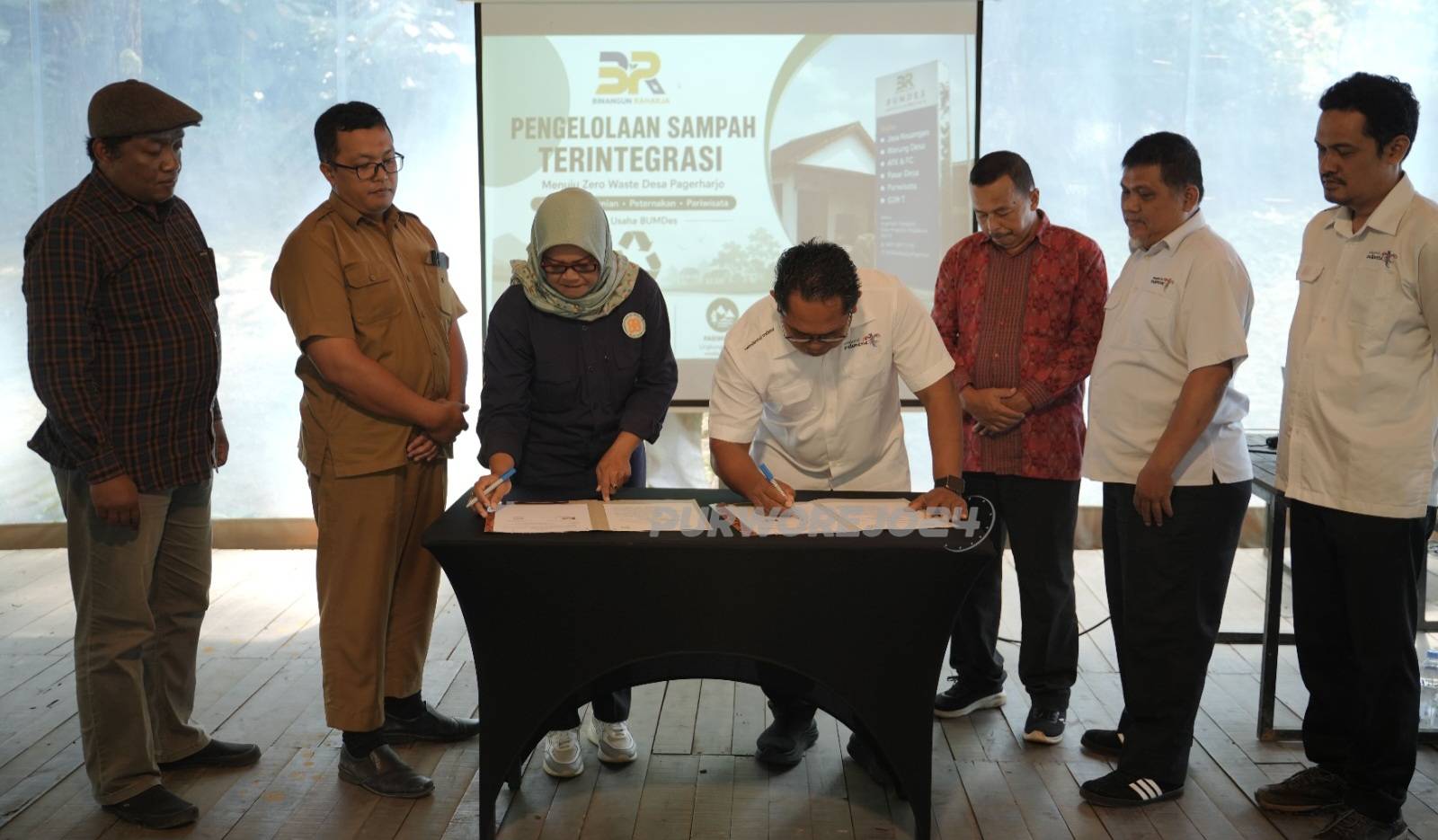 Saat penandatanganan PKS