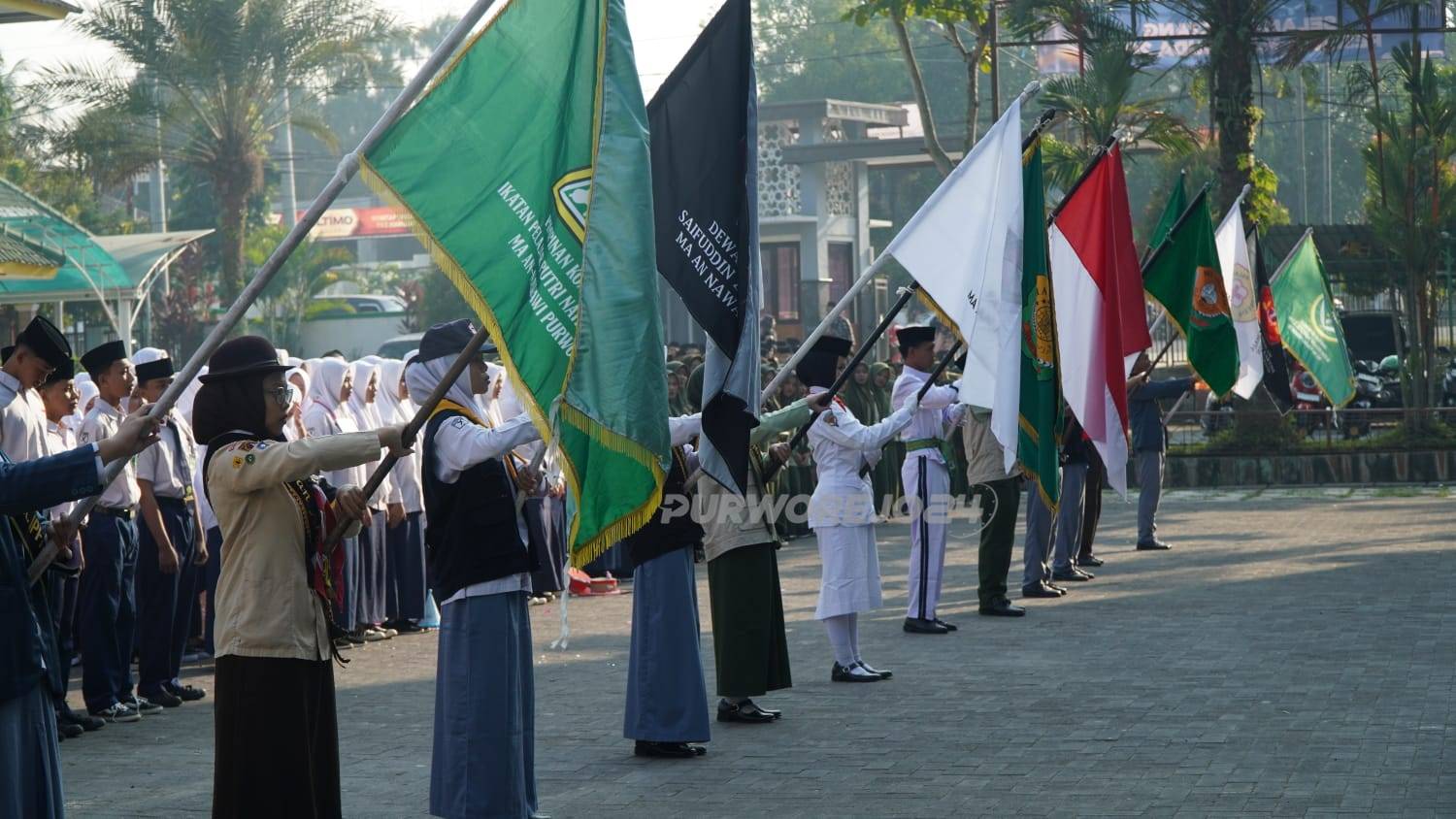 Para siswa saat mengikuti kegiatan
