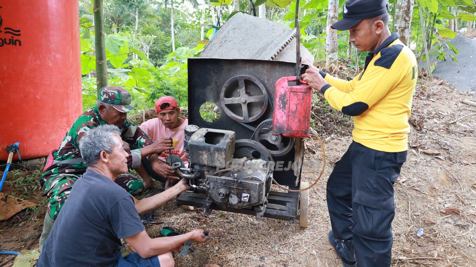 Molen sebagai alat pekerjaan jalan