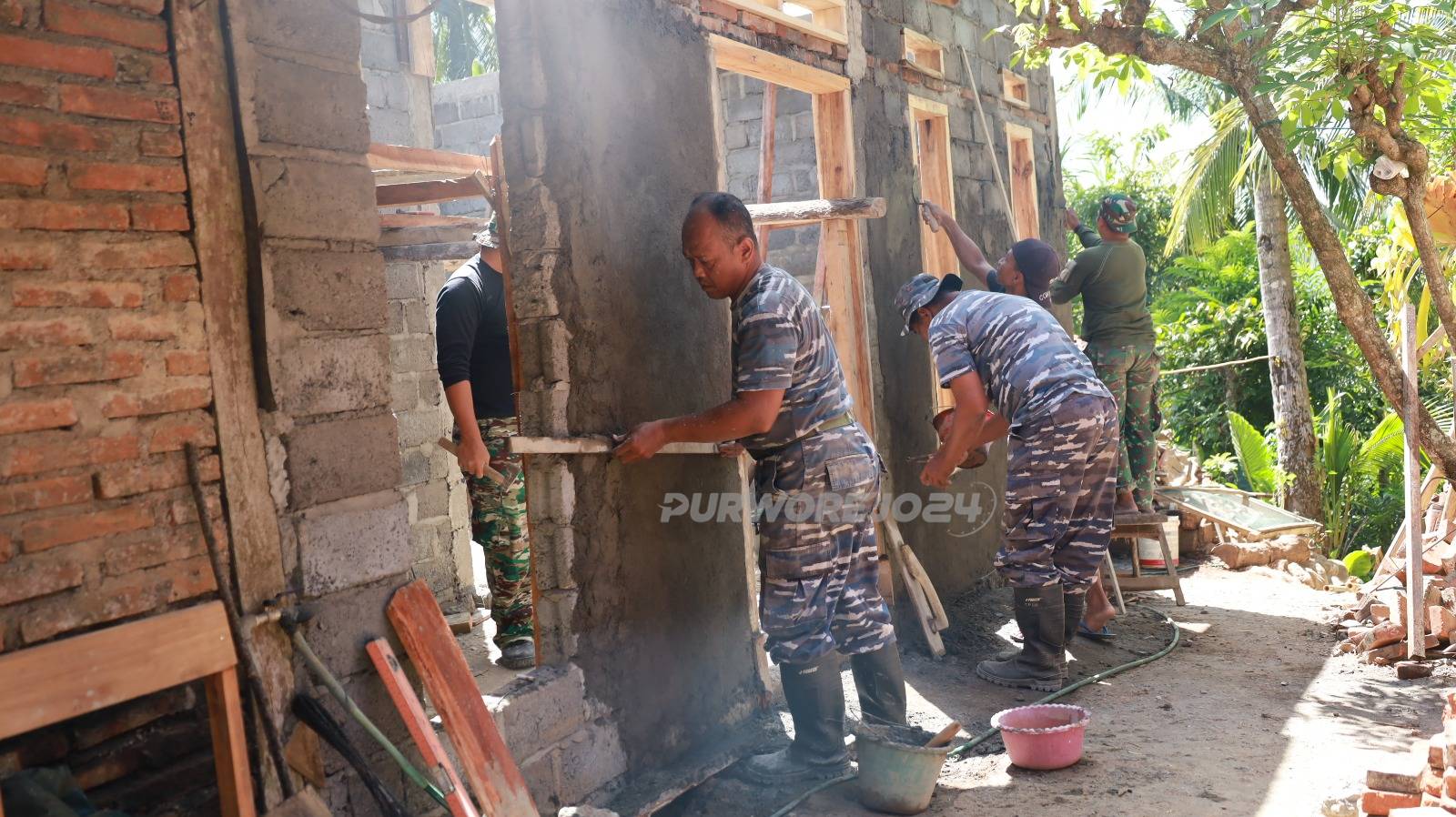 Progres pekerjaan RTLH