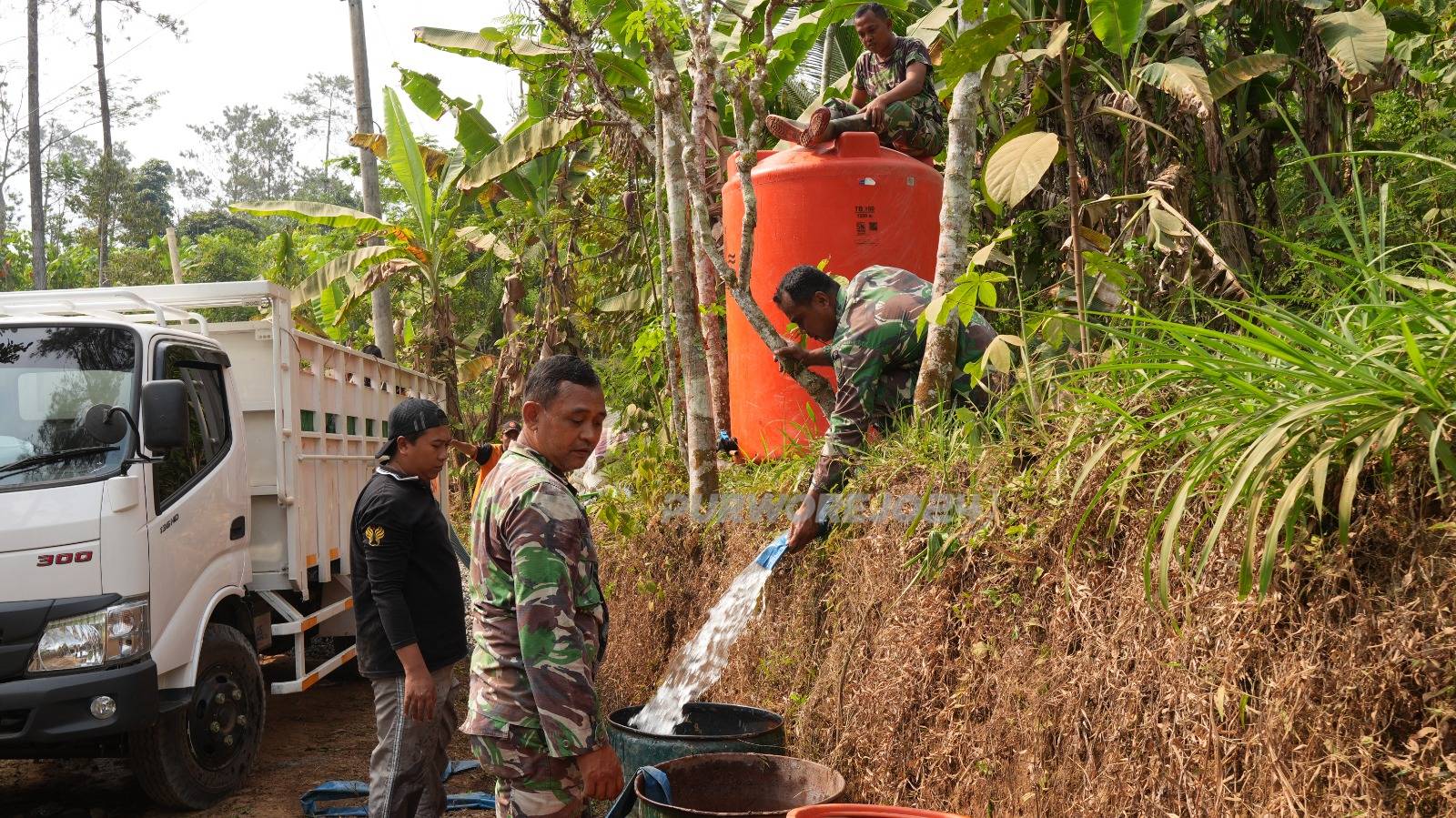 Pasokan air di giat TMMD