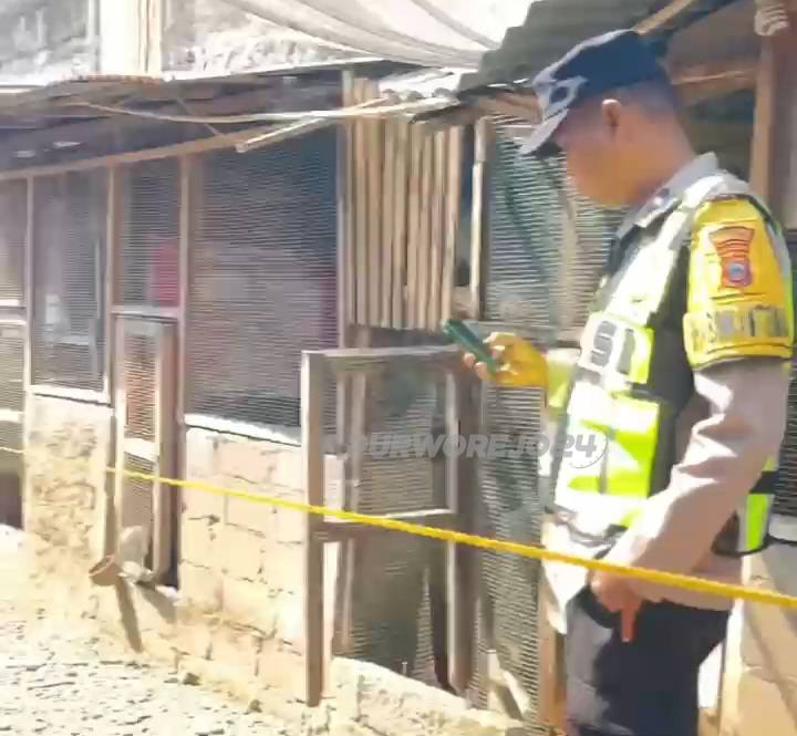 Pemasangan garis pada obyek yang berperkara