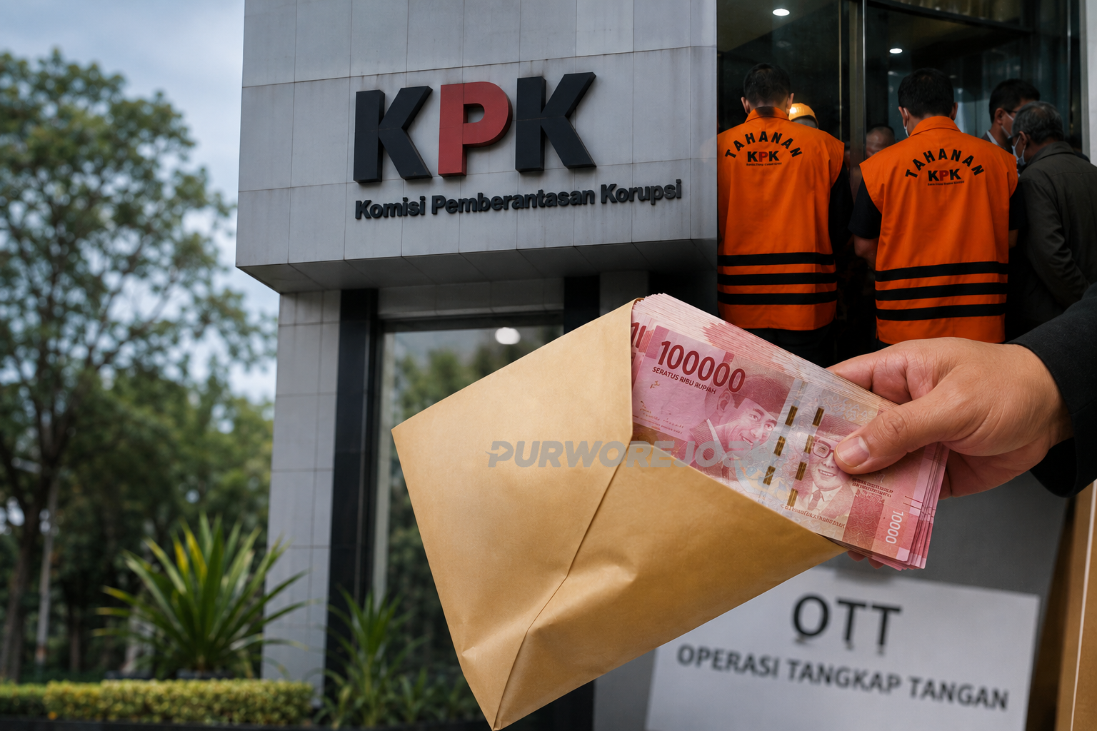 Ilustrasi OTT KPK