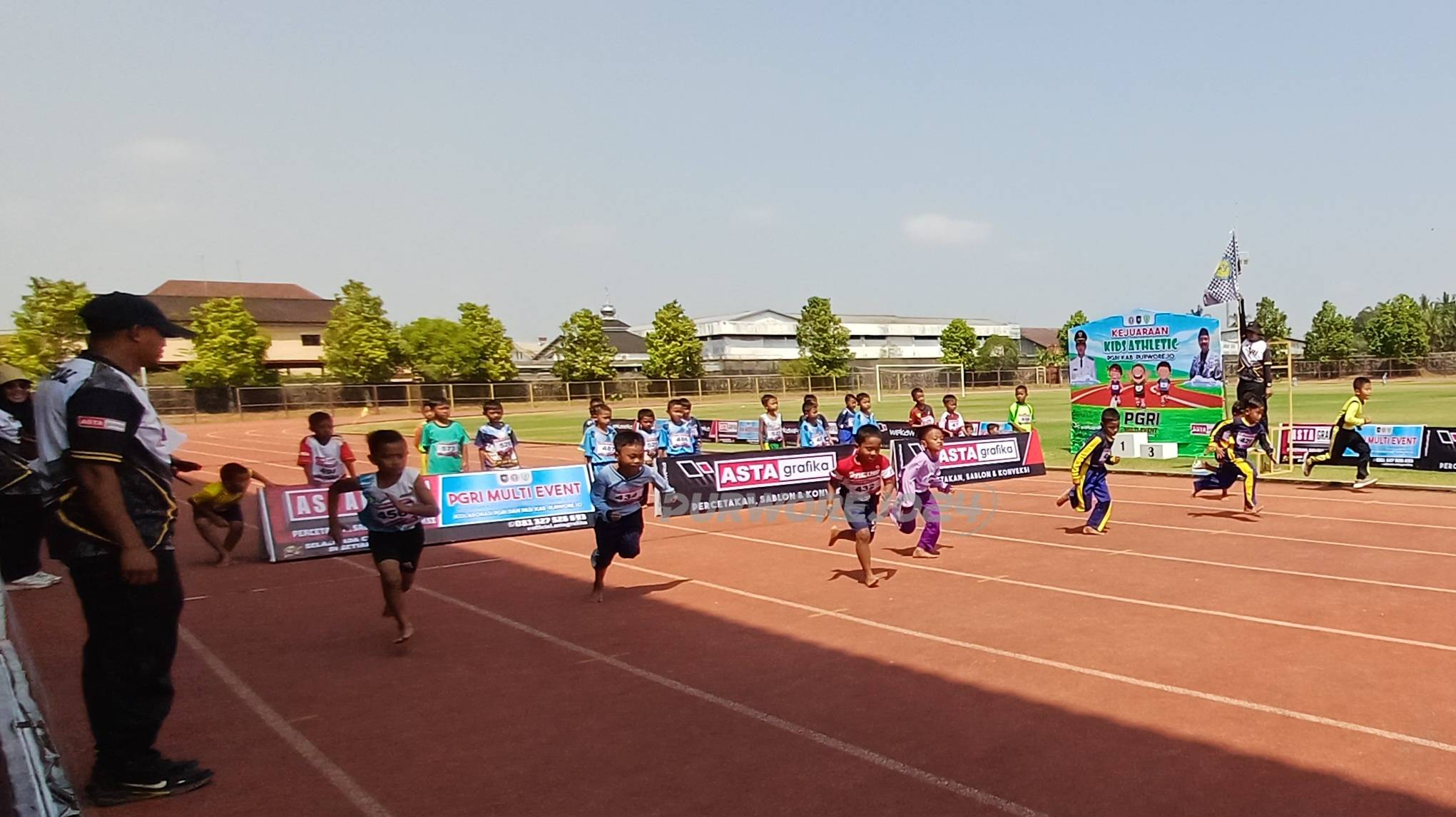 Saat lomba berlangsung