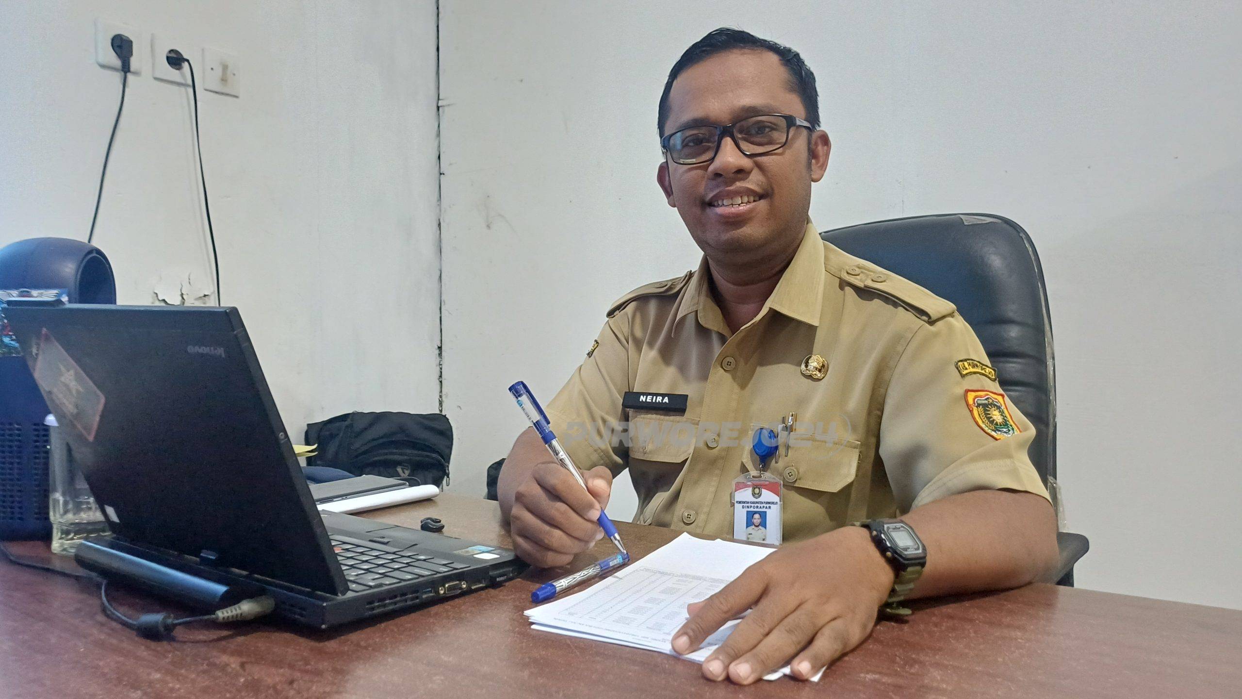 Kepala Bidang Pemasaran Pariwisata, Sumber Daya Pariwisata, dan Ekonomi Kreatif pada Dinas Kepemudaan, Olahraga, dan Pariwisata (Dinporapar) Kabupaten Purworejo, Neira Anjar Pujisusilo, S.Kom., M.Eng.