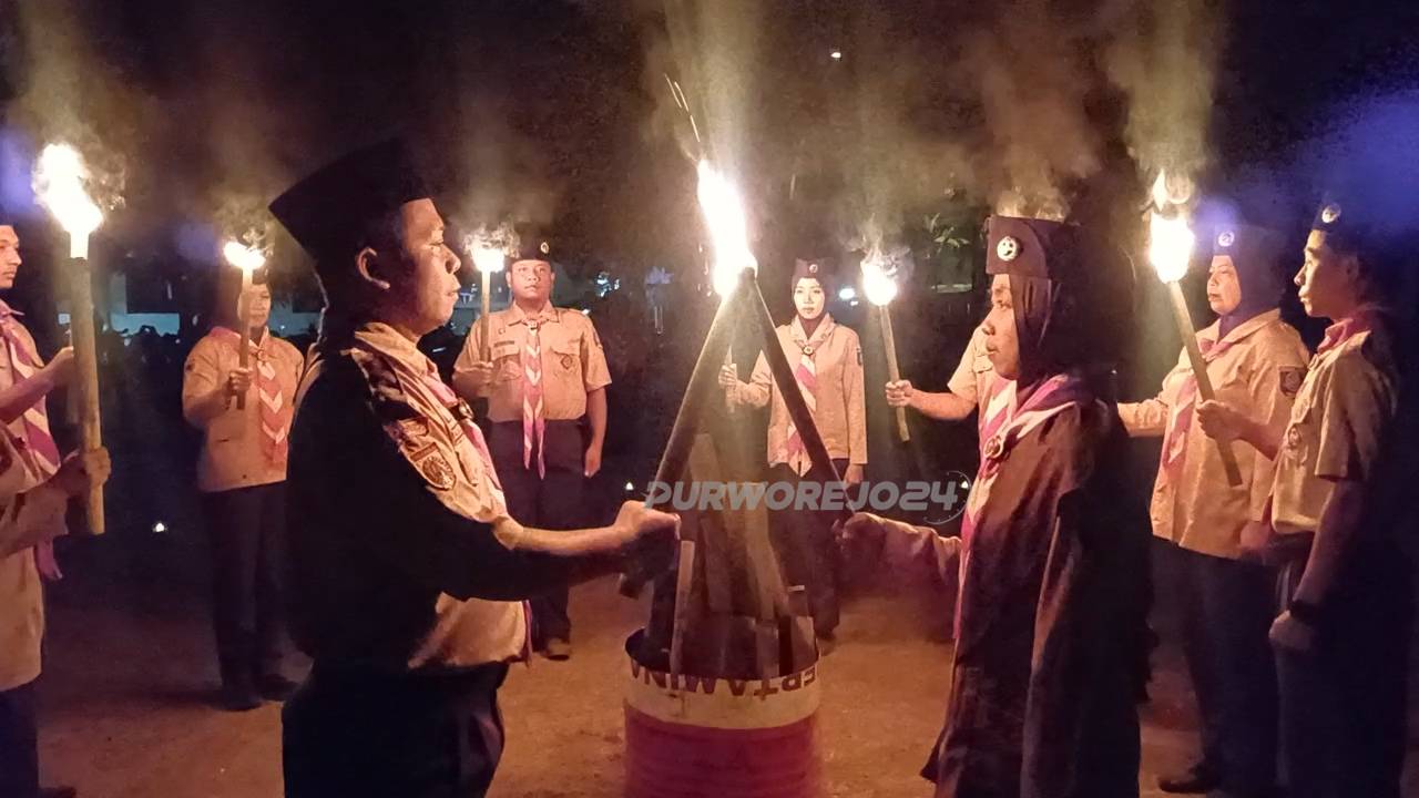 Saat kegiatan renungan ulang janji di Kecamatan Kaligesing
