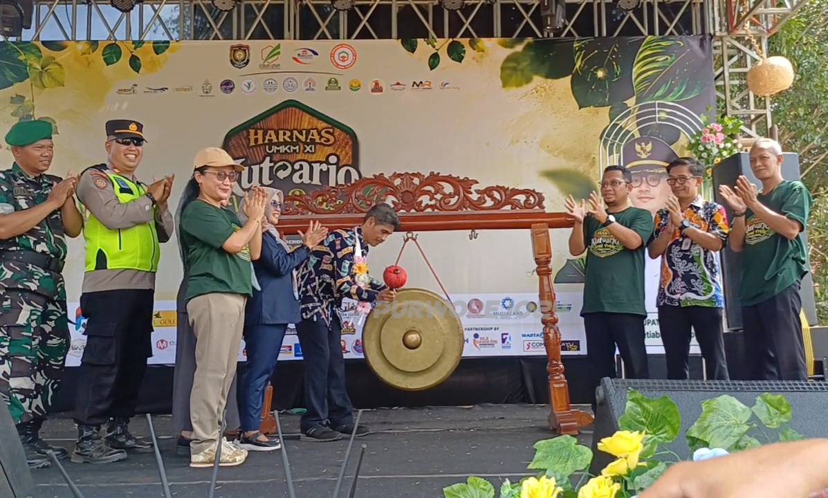Pemukulan gong tandai pembukaan Harnas