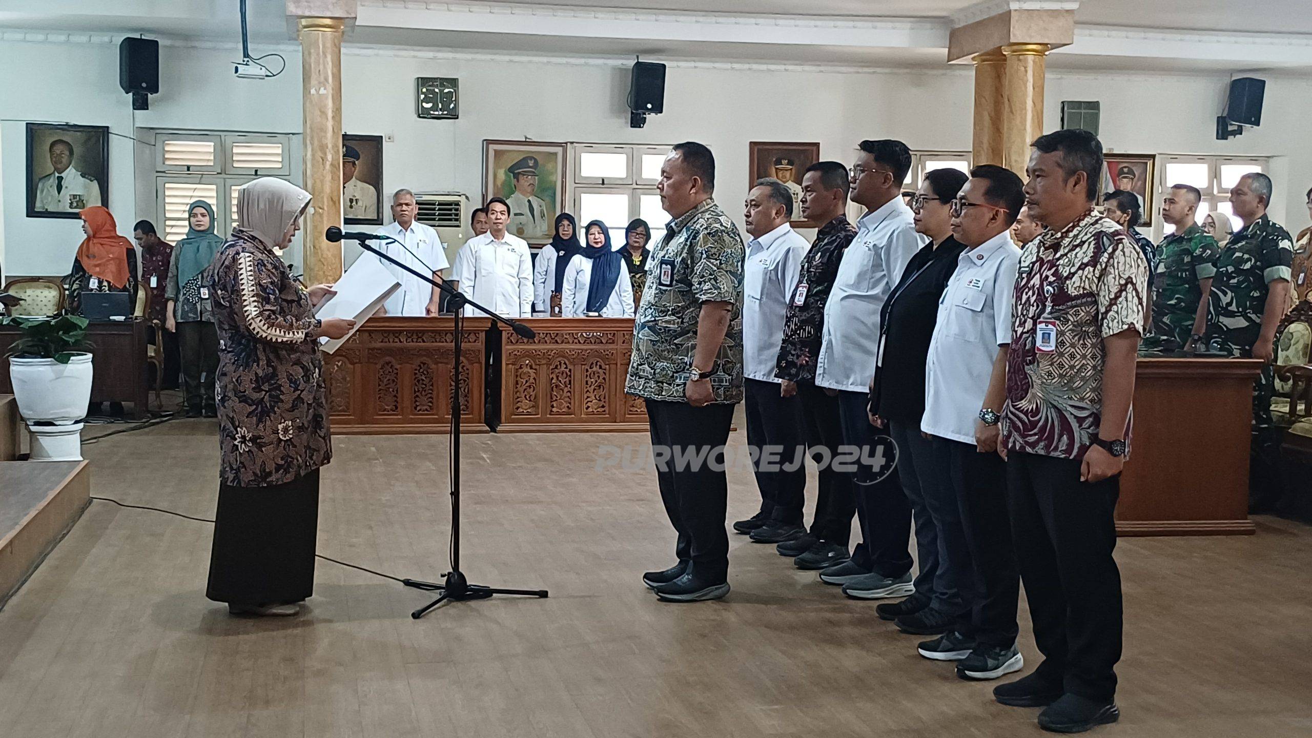 Pengukuhan panitia bulan dana PMI Purworejo 2026
