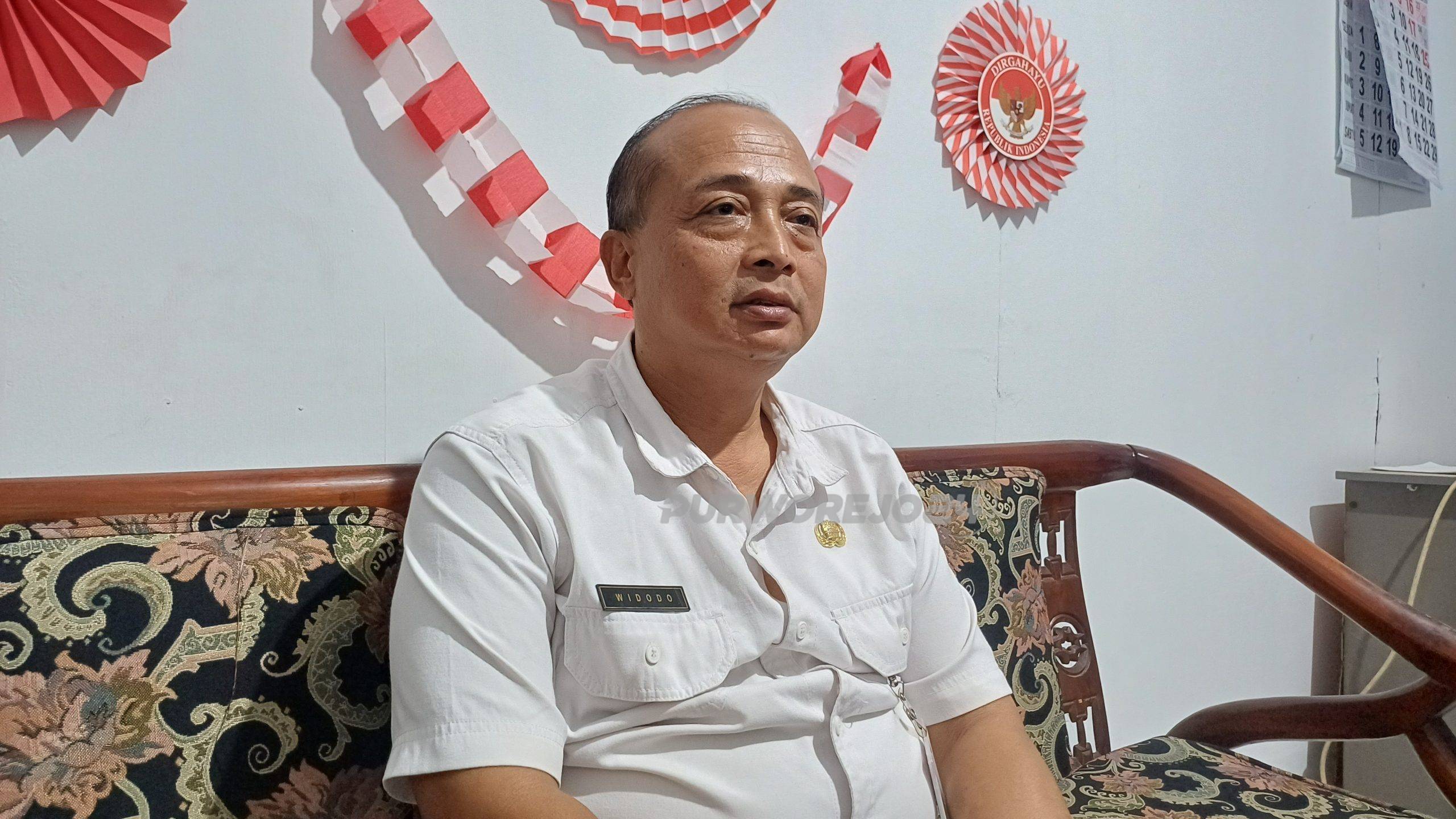Kepala Bidang Keolahragaan Dinas Kepemudaan, Olahraga, dan Pariwisata (Dinporapar) Kabupaten Purworejo, Widodo,