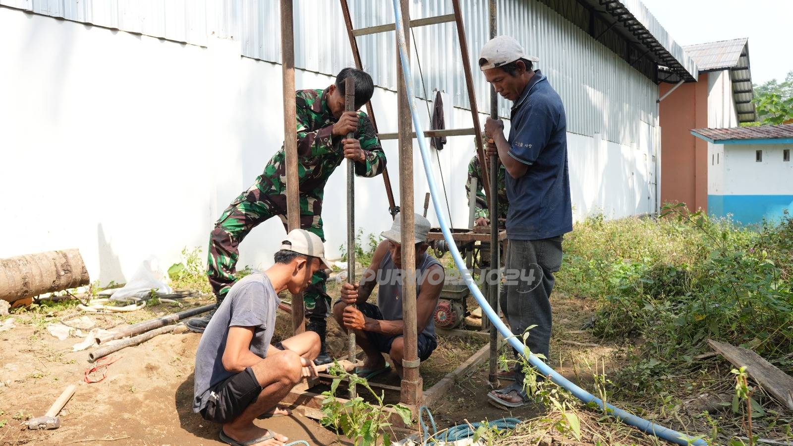 Pembuatan sumur bor