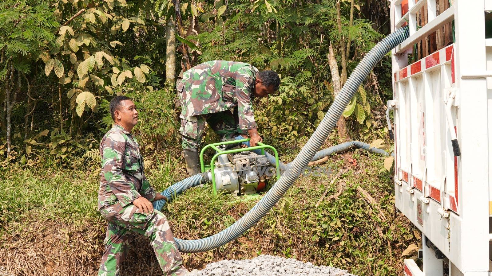 Persediaan air untuk giat TMMD