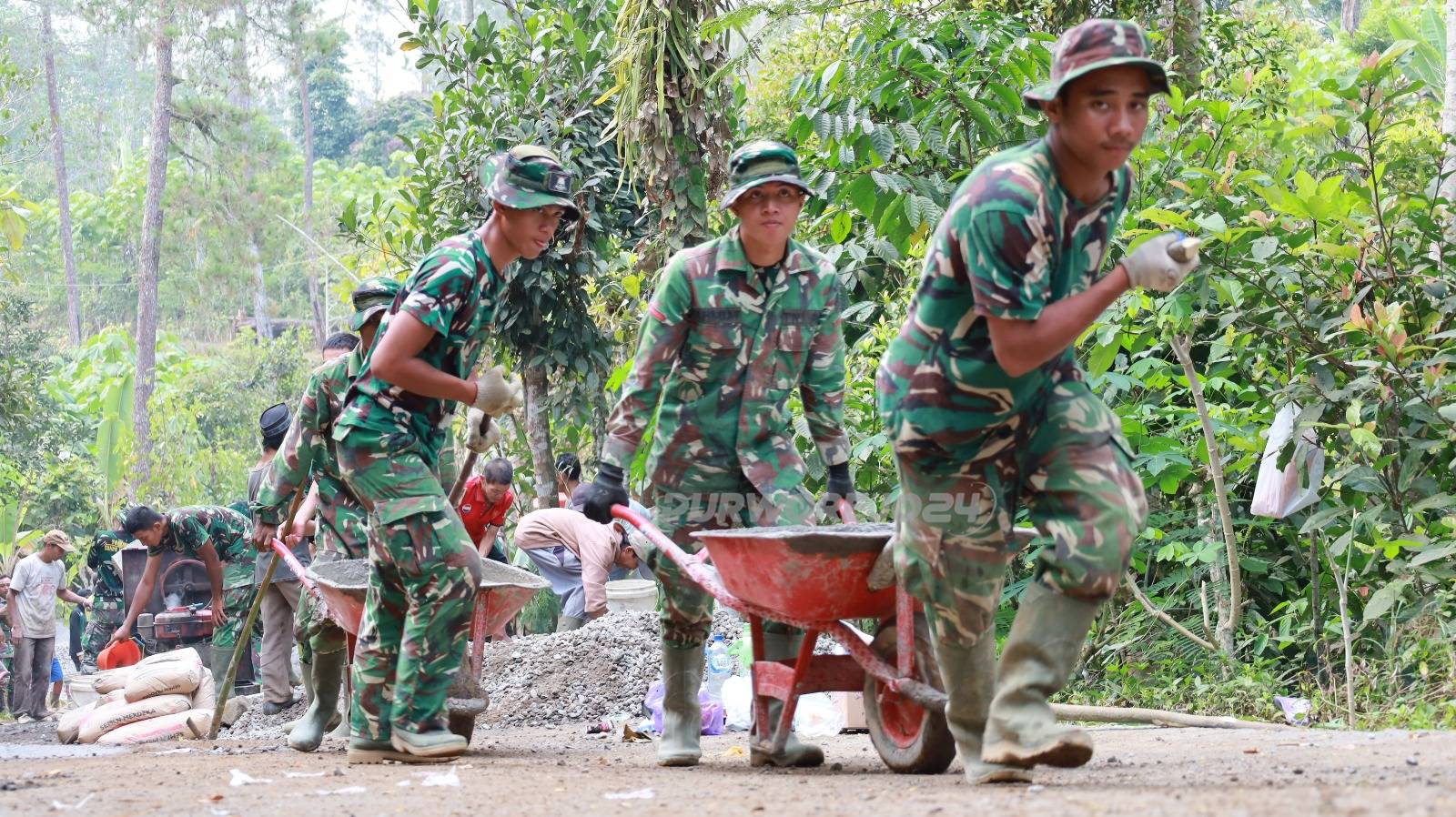 Semangat kerja di giat TMMD