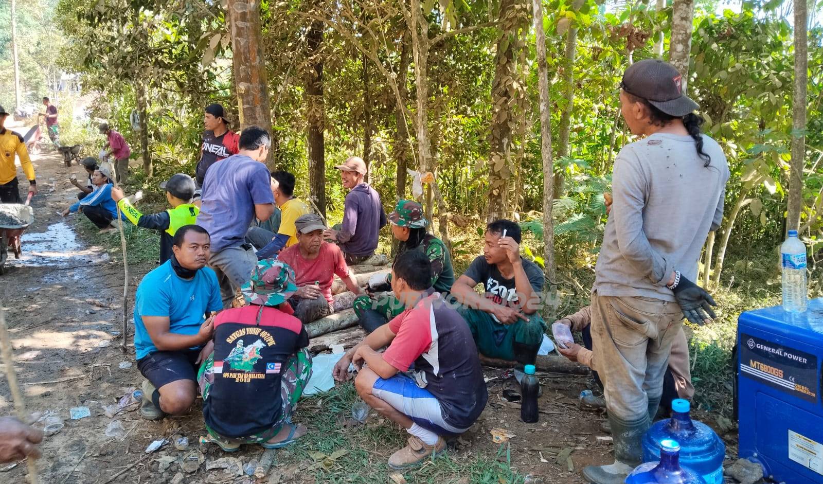 Kebersamaan dalam giat TMMD