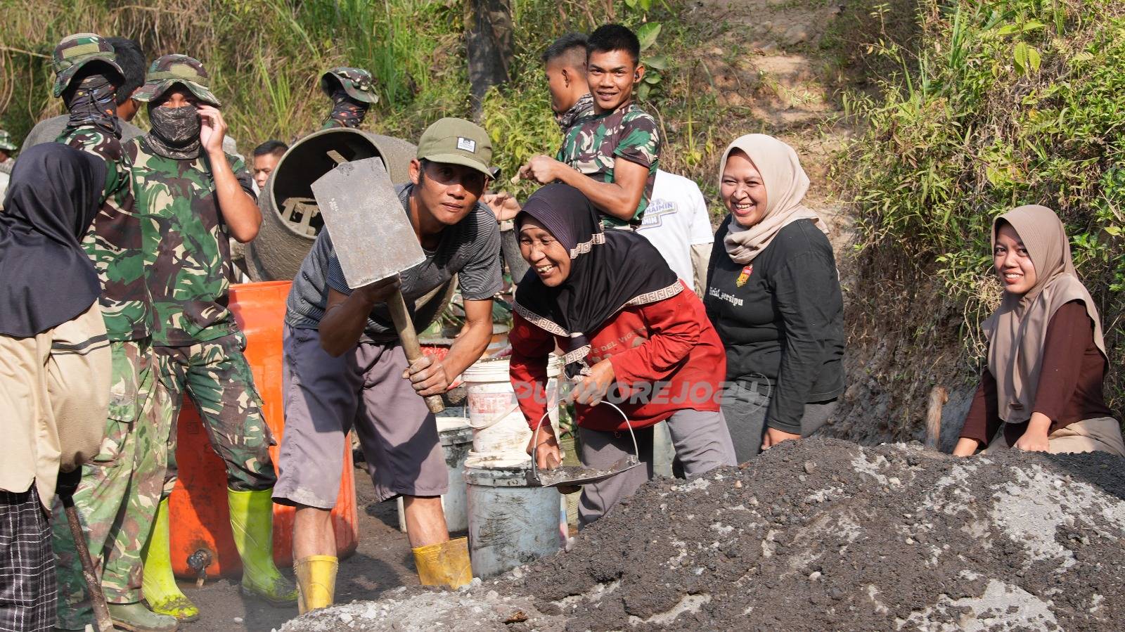 Semangat gotong royong digiat TMMD