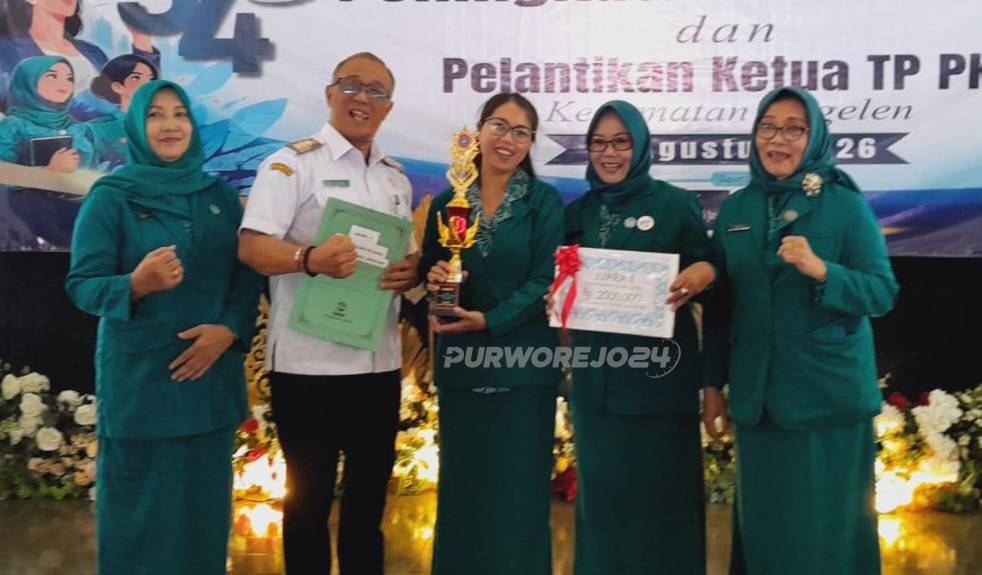 TP PKK Kecamatan Bagelen usai dilantik