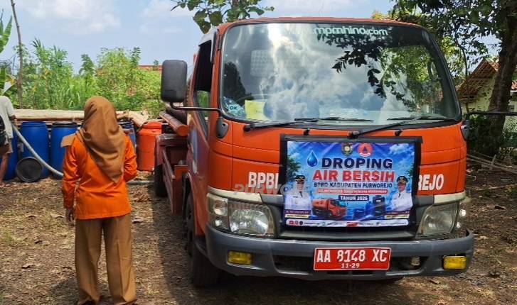 Droping air bersih