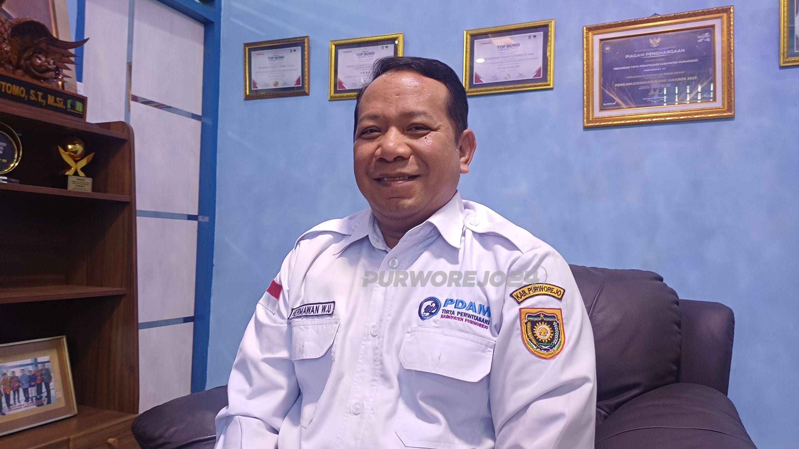 Direktur Perumda Air Minum Tirta Perwitasari Kabupaten Purworejo, Hermawan Wahyu Utomo, S.T., M.Si.