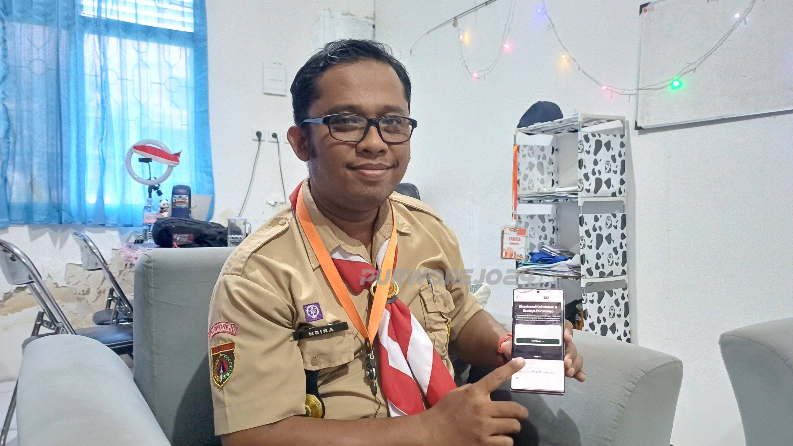 Kepala Bidang Promosi Pariwisata, Pemasaran Pariwisata dan Ekonomi Kreatif Dinporapar Purworejo, Neira Anjar Pujisusilo, kenalkan inovasi baru Dolan Purworejo 2026