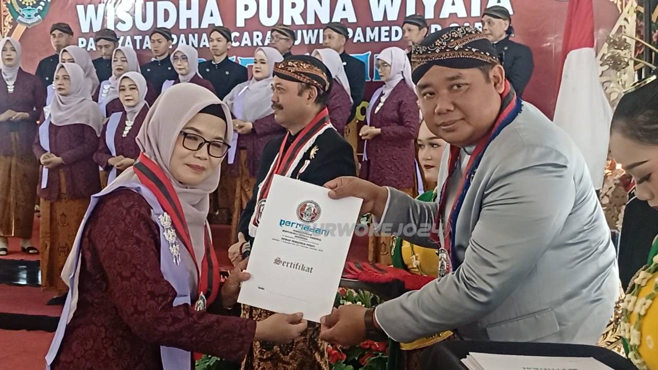 Saat prosesi wisuda