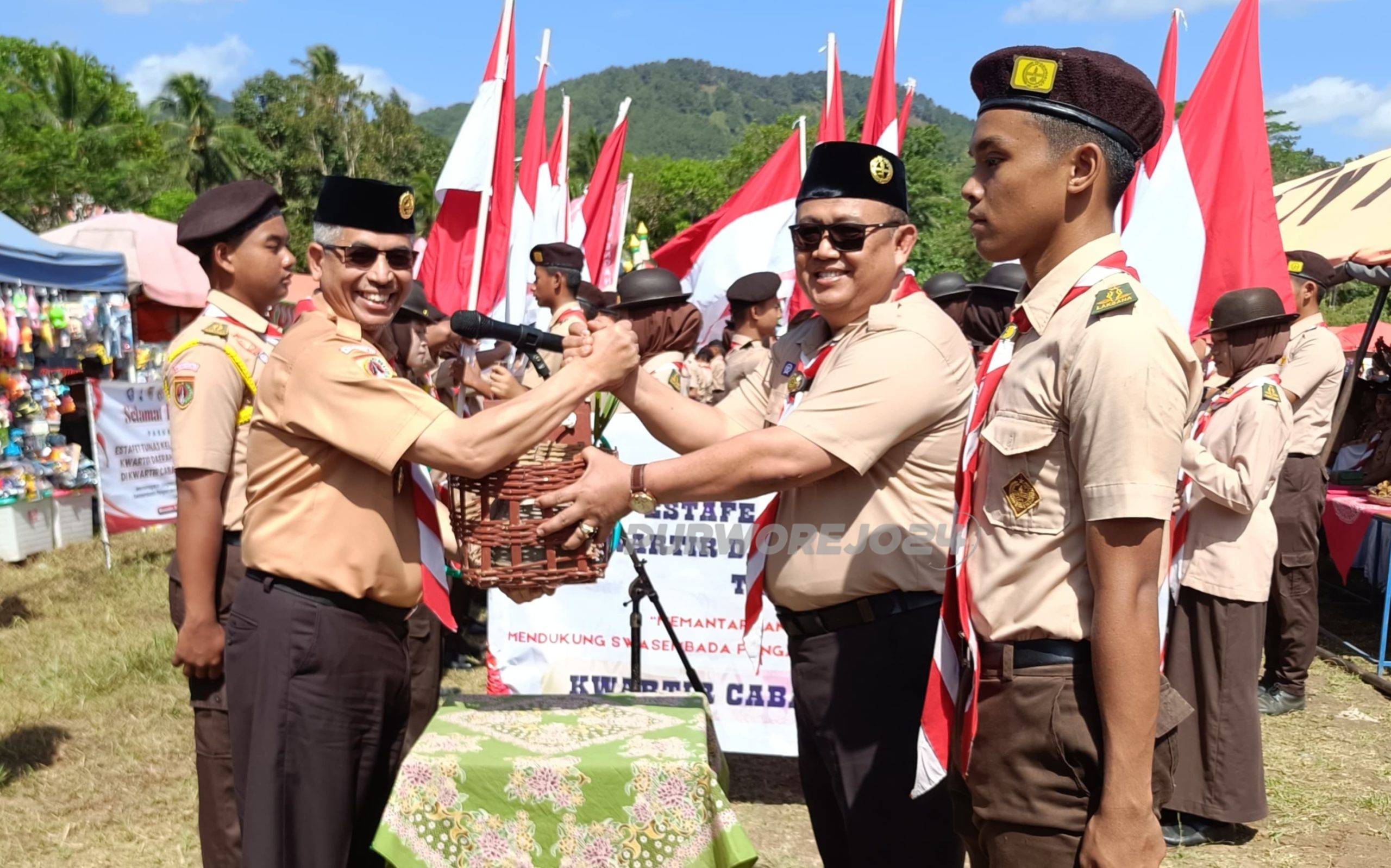 Sekda Purworejo saat melepas estafet Tunas Kelapa 2026