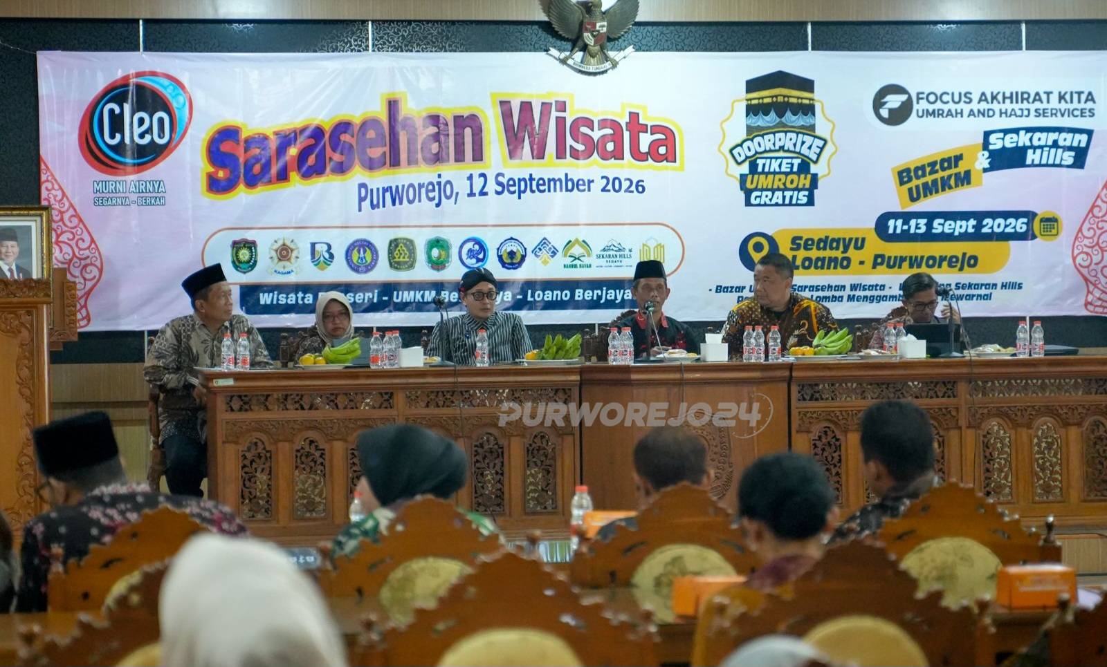 Saat kegiatan sarasehan di ruang Arahiwang Setda Purworejo