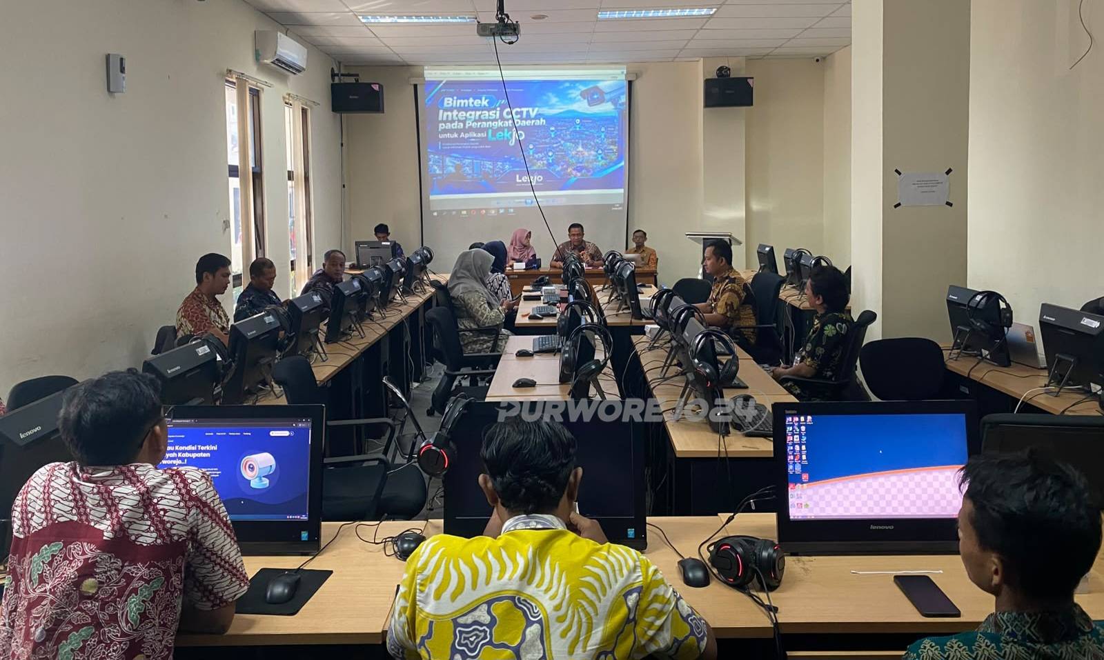 Kegiatan Bimbingan Teknis Integrasi CCTV ke dalam aplikasi LEKJO