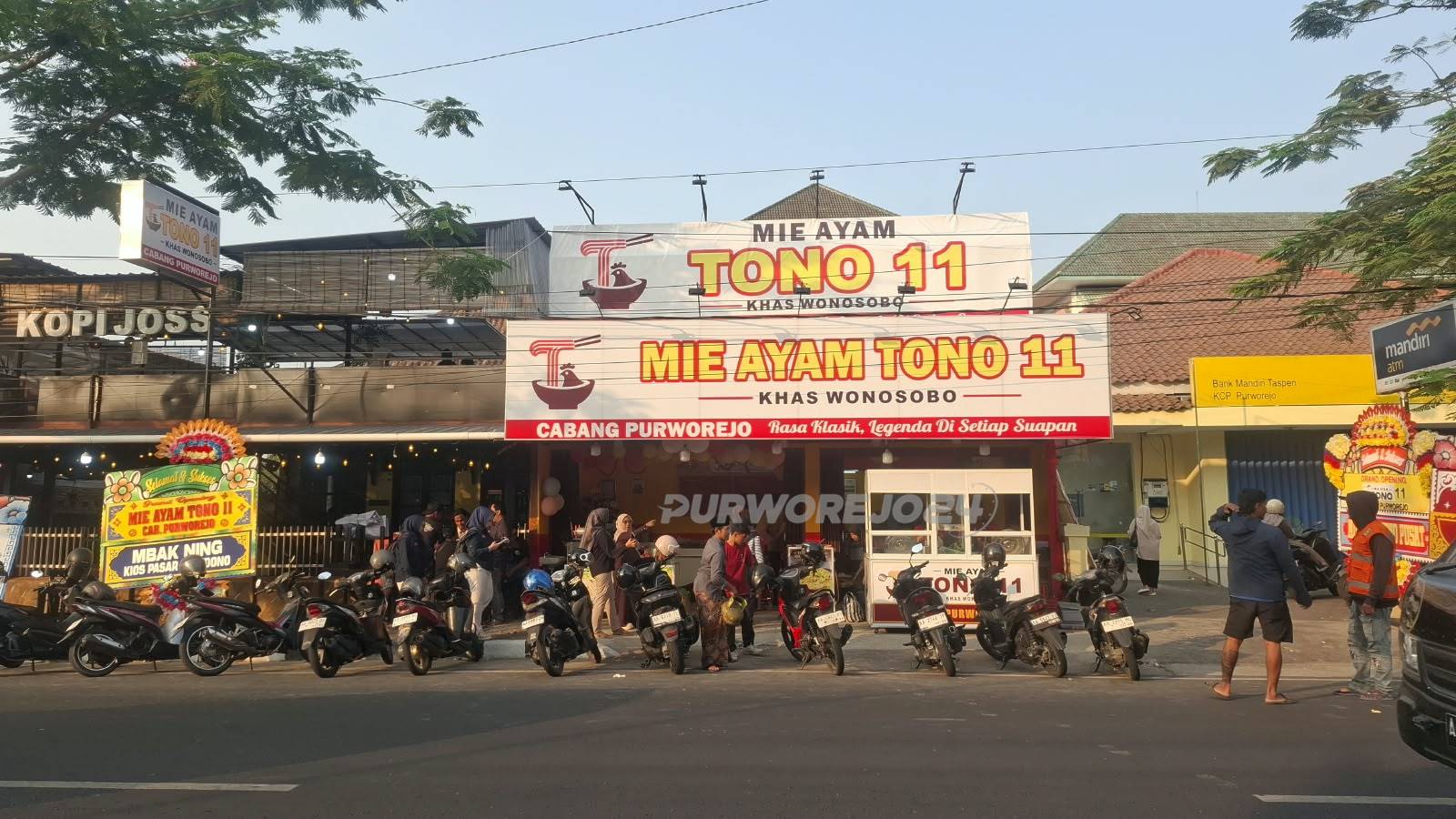 Lokasi penjualan mie ayam