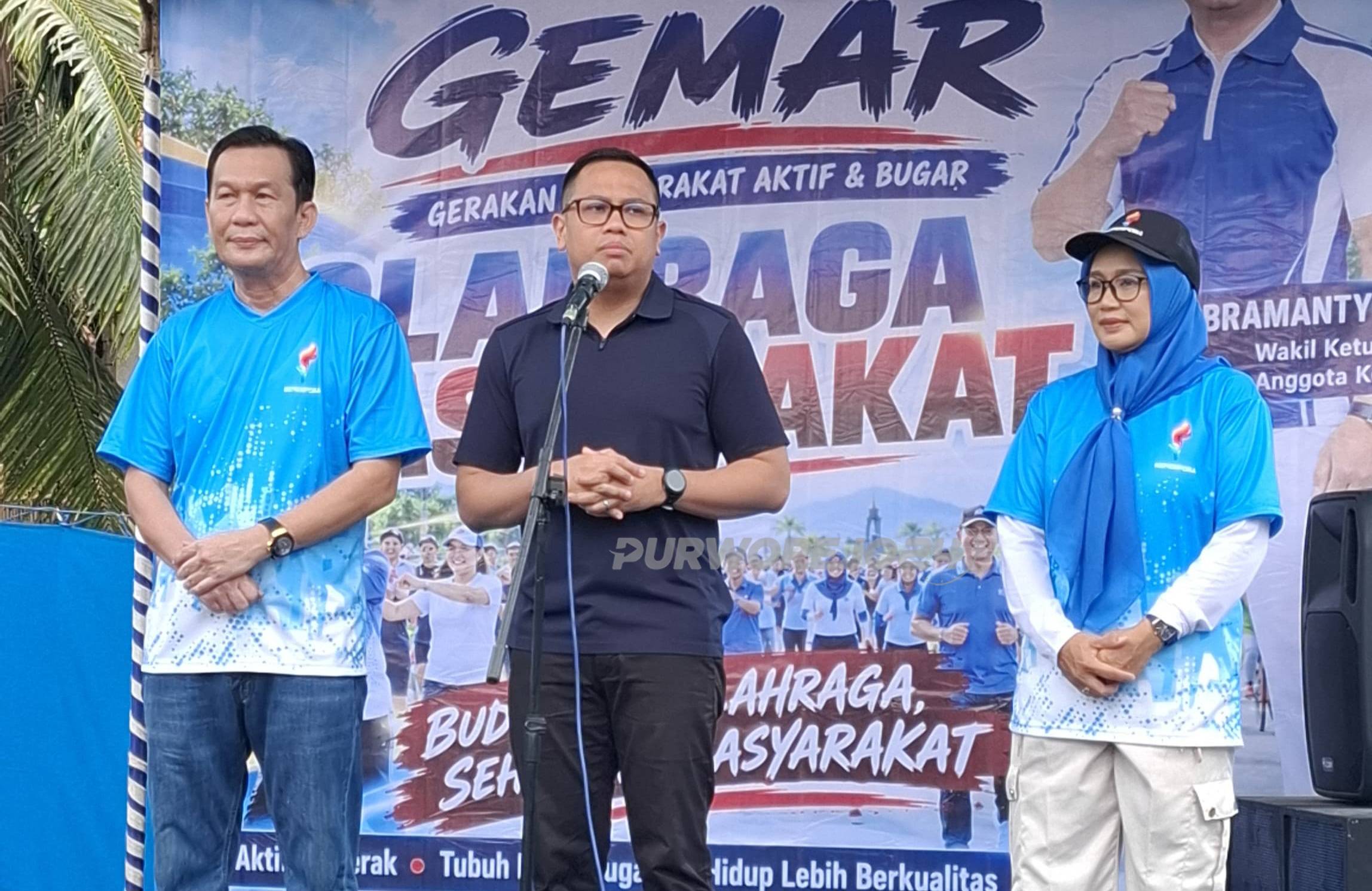 Bramantyo saat memberikan sambutan